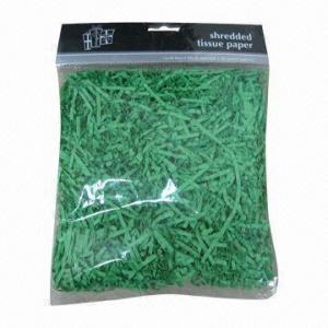 China Paper shred, available in green on sale 