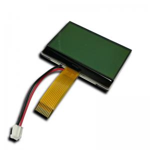 White Character FSTN LCD Display With 1/64 Duty And Monochrome Colors