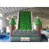 Jungle Green Kids Inflatable Climbing Wall For Amusement Inflatable Play