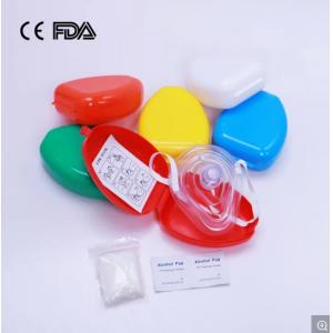 Medical PVC Disposable CPR Mask CE FDA Approved Mouth To Mouth