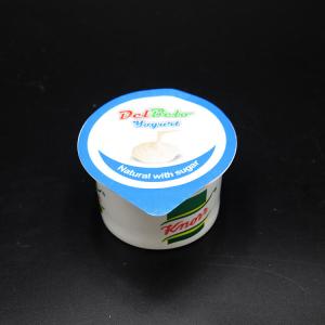 Yogurt Leakproof Pre Cut Lids Anti Corrosion ISO9001 Easy Peel Off