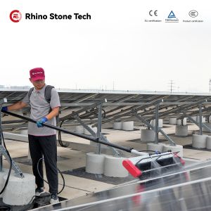 China IP65ソーラーパネルウォッシャーブラシ シングルローラー ソーラーパネルサービスとクリーニング 3.6m 5.4m wholesale