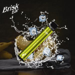 Brisk Bar Banana Ice Flavored 6ml 2000 Puffs Vaporizer Pen Kit