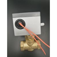 China BRASS MATERIAL 2 Way Motorised Valve For Chilled Water With Rest By Spring on sale