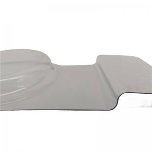 Recyclable Plastic Blister Pack PVC Plastic Serving Trays White