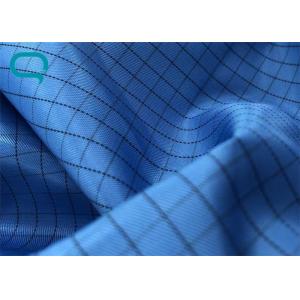ESD Polyester Fabric With Carbon Yarn For Cleanroom Clothes
