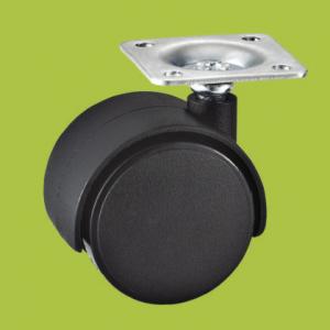 China furniture casters swivel top plate black caster colorful supplier