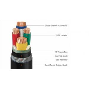 BS 6343 PVC SWA Armored Electrical Cable For Indoor And Outdoor Industrial Commercial And Infrastructure