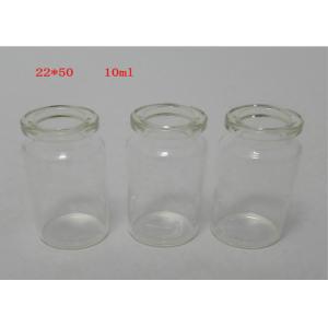 Clear 10ml Vial Glass Bottle Rubber Stopper Sealing For vial Injection