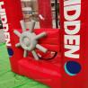 máquina inflable del dinero del cubo del efectivo de los 2x2m con el logotipo de encargo impreso para los partidos o el entretenimiento de la diversión de los adultos de los niños N
