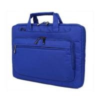 Portable 17 Inch Padded Laptop Bag Plain Color Outside Pockets For Accessories