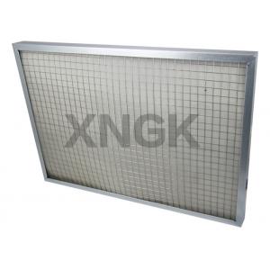 China HVAC Panel 16x20x1 Pre Air Filter Fiberglass / Polyester Media 1500 / 70 Flow Rate supplier
