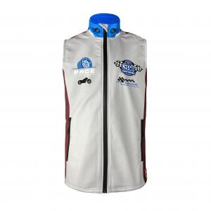 Custom Team Uniform Training Man Coats Workout Mens Gym Sports Waterproof Vest with Zipper