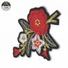 Factory Custom Style Embroidery Patch, Flower Embroidery Patch#C10018