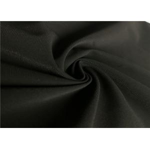 Black 4 Way Stretch Tricot 75 Nylon 25 Spandex Fabric Men Swimwear Fabric