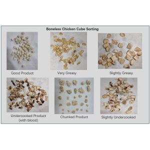 China Boneless Chicken Cube Sorting Machine with Advanced Imaging wholesale