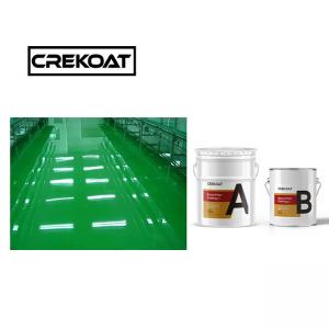China WB Waterborne Epoxy Floor Coating / Paint Moisture Proof Chemical Resistant supplier