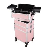 China Large Capacity Makeup Trolley Case Fashion Style With Ergonomic Handles on sale