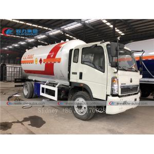 HOWO 4X2 LHD 15000 Liters LPG Gas Truck With Dispenser