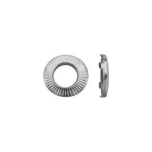 Zinc Plated DIN 6795 Conical Knurled Lock Washer With Six Teeth