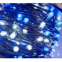 China led bulb string outdoor 100m 12v rgb color changing led fairy string lights christmas clip strips on sale