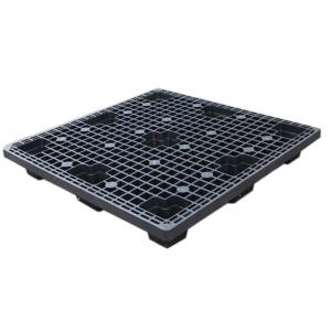 Multi Size Lightweight Plastic Pallet Black Euro HDPE Pallets