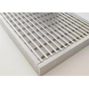 China 5mm Thckness Deep Overflow Stainless Steel Drainage Grating For Swimming Pool Or Stair Treads supplier