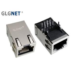 China Одиночное гаван основание соединителя 10/100 PCB Poe магнитное RJ45 Джек - t для Reflow инфракрасн supplier
