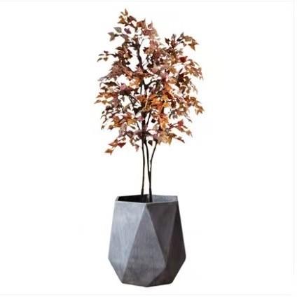 200cm Artificial Potted Floor Plants Simulated Fake Plant Colored Birch Tree