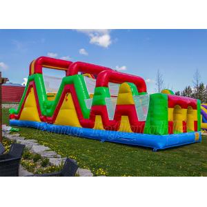 Inflatable Obstacle Courses Bouncer Customized Size Bounce House Obstacles For Kids