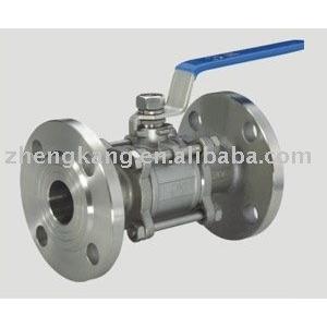 China 304 Handle 3 Piece Stainless Steel Ball Valve Food Grade PTFE Sealing Type supplier