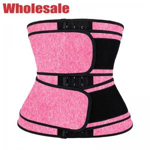 Snow Pink 2XS Neoprene Waist Trainer Double Velcro Waist Cincher