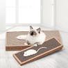 China Source factory 2pk Cat Scratcher Pads | Kitten Scratching Board Mat Cardboard Bed Pet Play Toy wholesale
