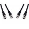 Black BNC Male To Male RF59 Cable Wiring Harness