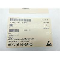 China 4MB/8KB PM6 6DD1610-0AK0 Simadyn D Flash Memory Card on sale