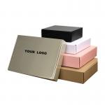 Custom Logo Corrugated Cosmetic Gift Box Packaging Offset Printing