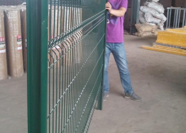 3D PVC Coated Welded Wire Mesh Fencing Color Customized CE Approved