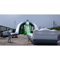 China Summer Kids Games Adult Size Inflatable Water Slide With Blower 3 Years Warranty on sale