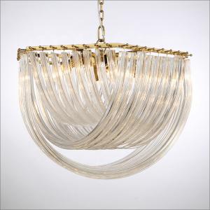 LED Luxury Round Crystal Chandelier Modern Crystal Chandelier Fixture Empire Style