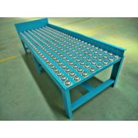 China Transportation Gravity Roller Conveyor , Standard Gray / Zinc Pallet Roller Conveyor on sale