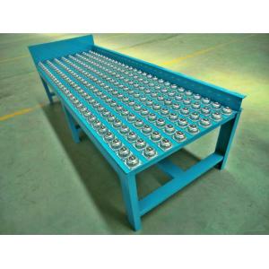 Transportation Gravity Roller Conveyor , Standard Gray / Zinc Pallet Roller Conveyor