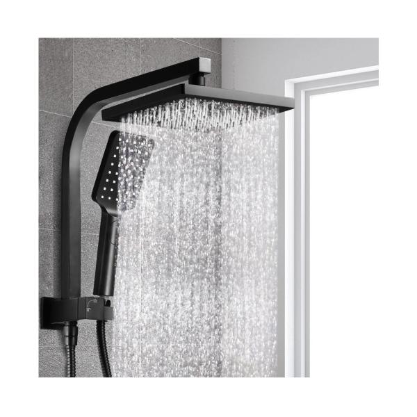 2024Lizhen Hwa-Vic Shower System Gun Gray with Full Brass Faucet and Hot/Cold Water