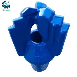 TC Tipped Drag Bit Drilling With 3 1/2" API REG Tungsten Carbide Stepped Crown Blade
