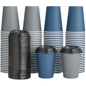 Disposable Biodegradable Coffee Cups , Recyclable Single Wall Paper Cups