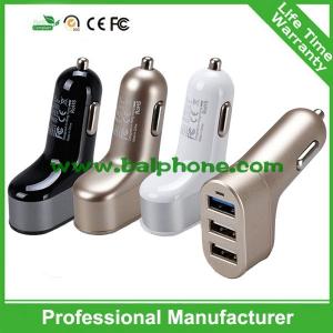 5V 5.1A 3 port USB Car Charger ,3usb car charger,3usb travel charger for iphone 6 for ipad