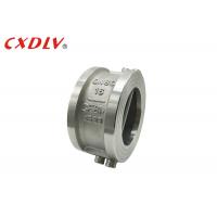 China Wafer Type Double Disc Swing Check Valve , Stainless Steel Check Valve Metal Seat on sale