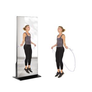 China Virtual 3D Workout TV 55inch DIY Smart Mirror Intelligent Touch Screen supplier