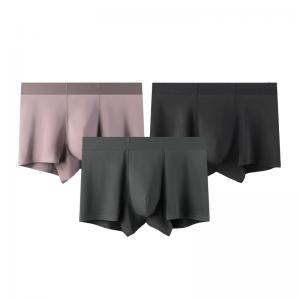 Modal Fabric Breathable Men'S Briefs Underwear Seamless Boxer Briefs For Men