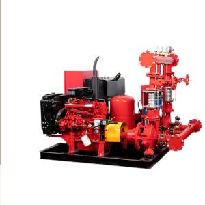 China 200gpm 27HP Diesel Engine Centrifugal Fire Pump Set with Control Panel wholesale