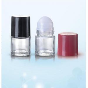 China Natural 10ml Round Glass Roller Ball Bottles Perfume Oil Containers supplier
